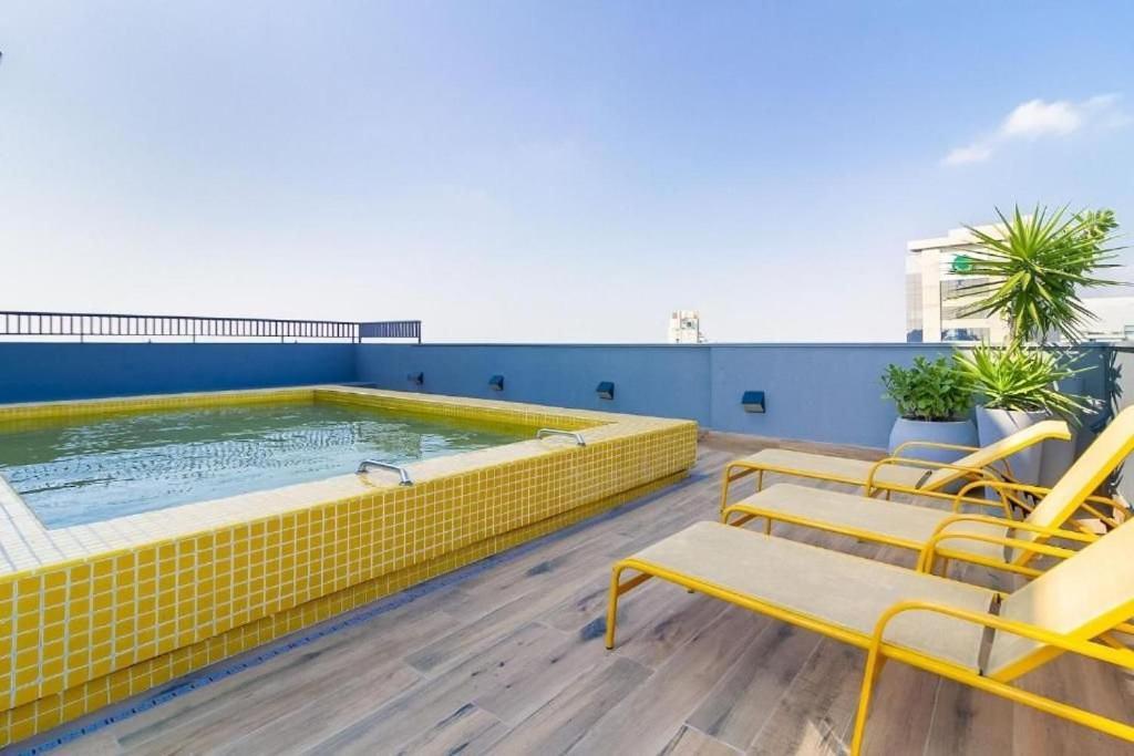 Oasis Urbano: Studio Deslumbrante Com Piscina Na Cobertura By Dabra House- Vn 03 São Paulo Zewnętrze zdjęcie