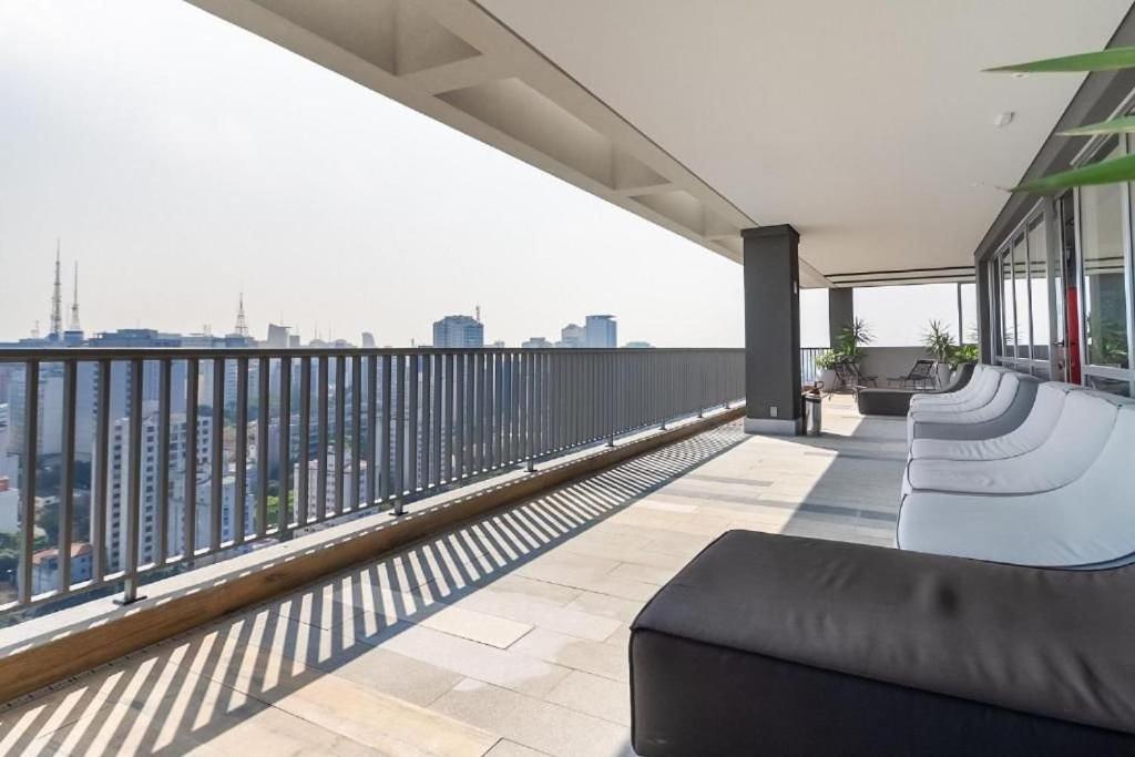 Oasis Urbano: Studio Deslumbrante Com Piscina Na Cobertura By Dabra House- Vn 03 São Paulo Zewnętrze zdjęcie